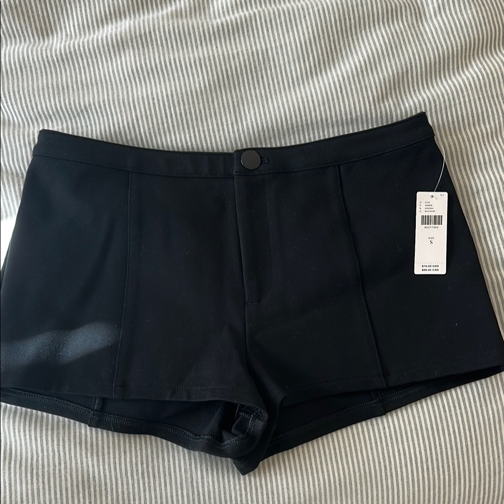 Anthropologie Black Micro Shorts